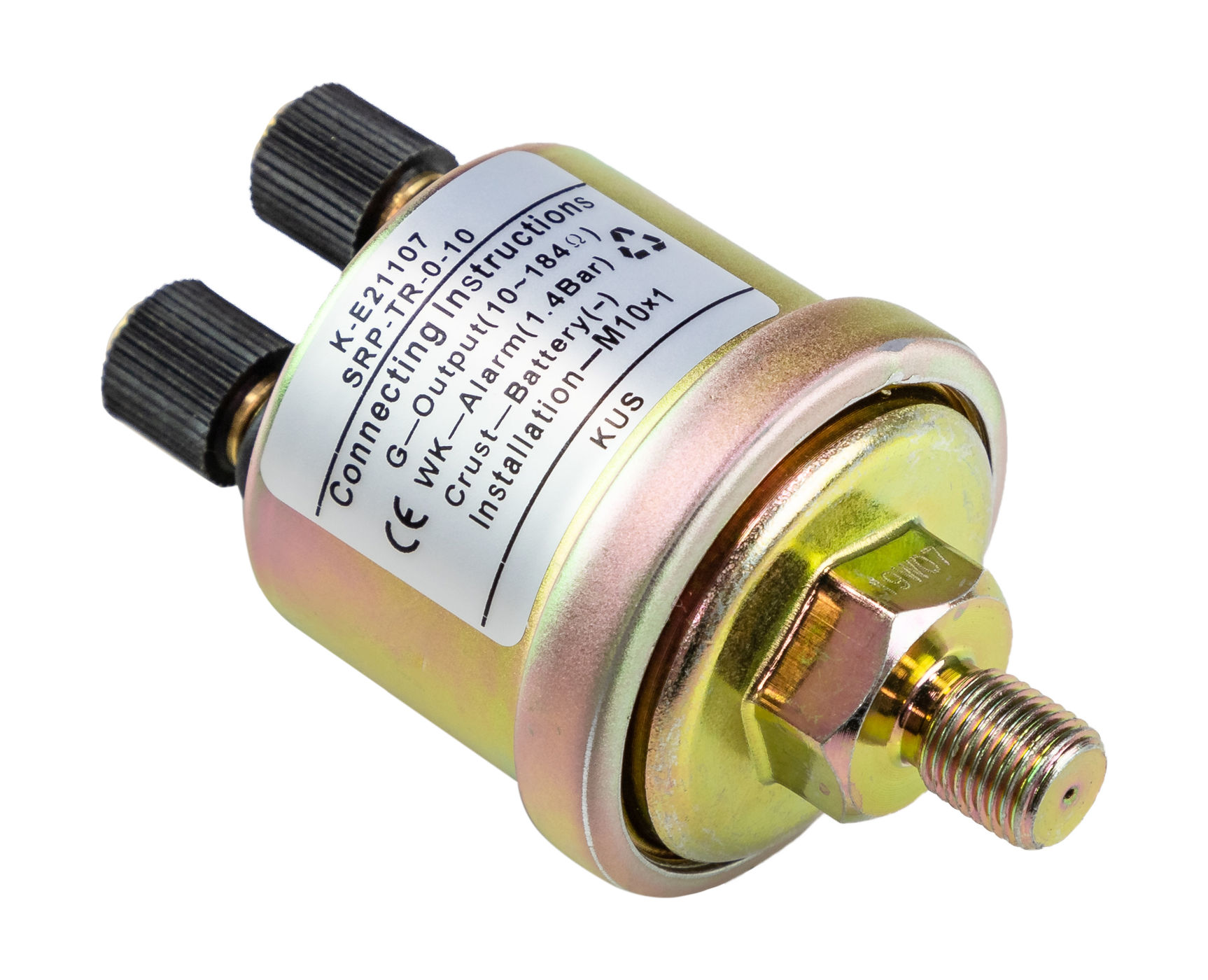 Датчик давления масла 0-10 бар, аварийная сигнализация 1.4 бар, резьба ...